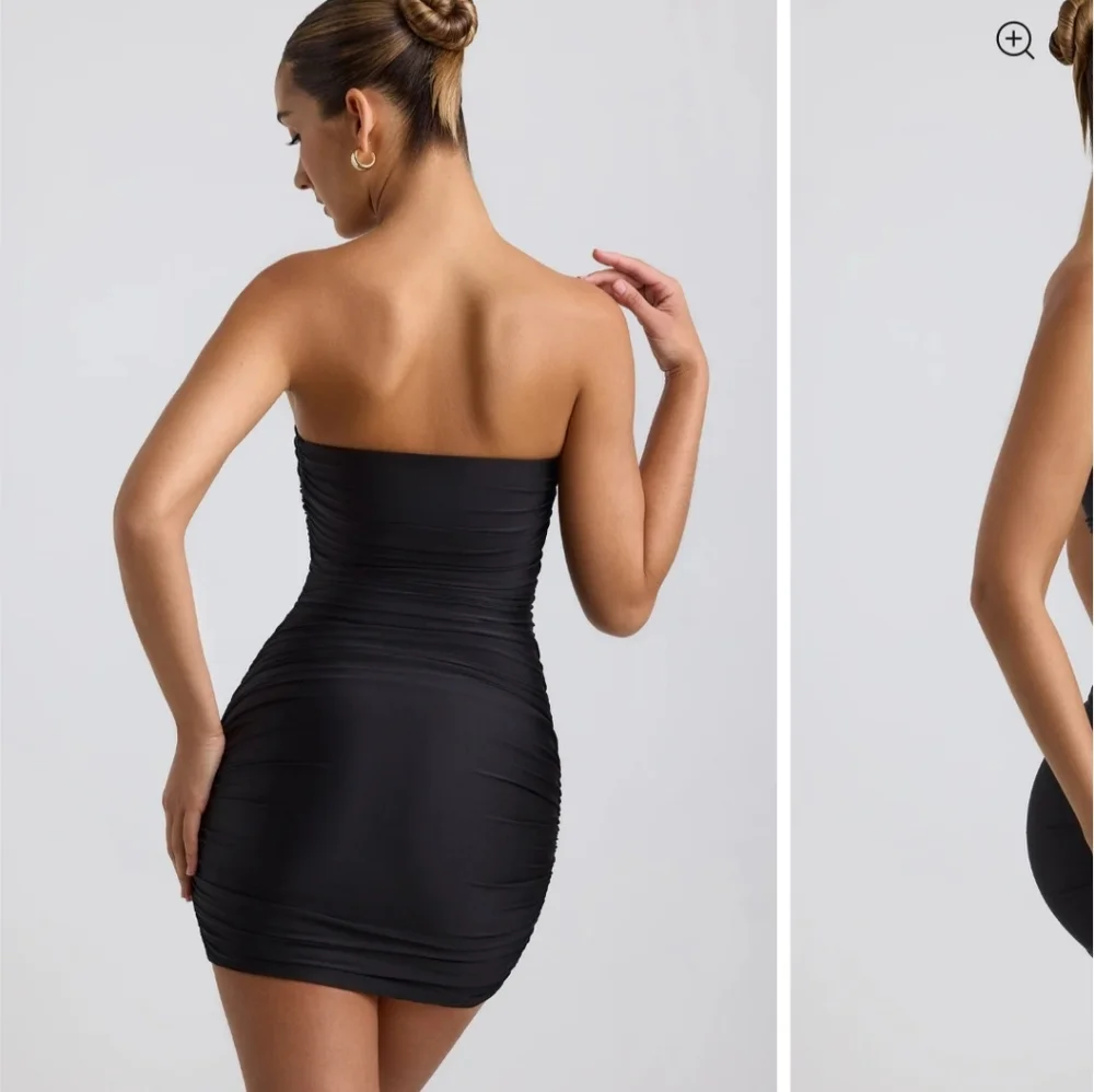 Oh Polly Black Mini Dress - Picture 3 of 3